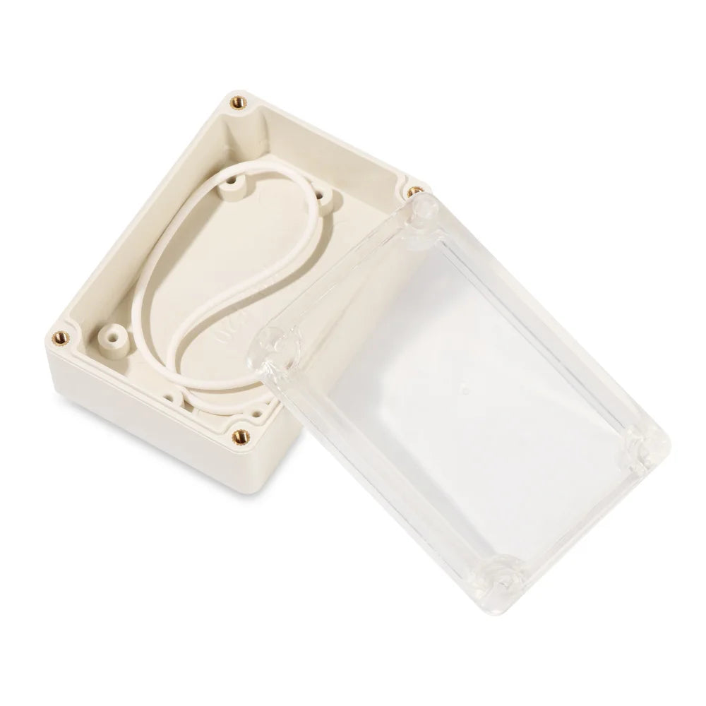 White Waterproof Enclosure Plastic Junction Box Electronic Transparent Cover Instrument Housing Case Electrical Project Boxes