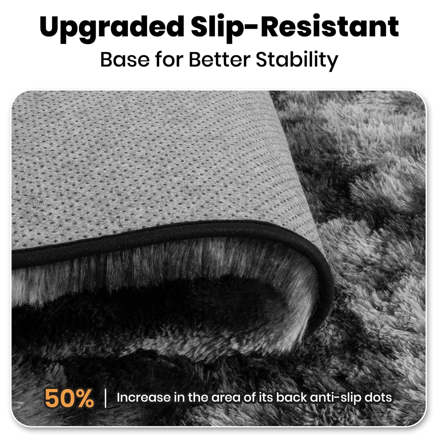 VIKAMA Minimalist Style Living Room Carpet, Fluffy And Slip-Resistant Children's Room Mat, Bathroom Carpet, Home Decoration