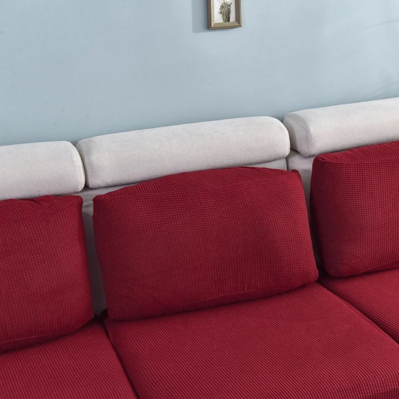 Thicken Elastic Sofa Cover For Living Room Solid Color Furniture Protector Sofa Cushion Cover slipcover Removable Couch Covers