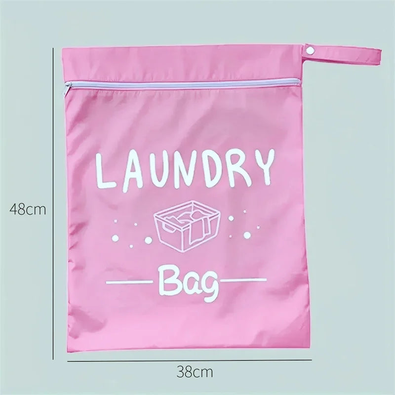 Large Travel Laundry Bag Waterproof Wet Dry Bags for Gym Clothes Swimming Yoga Machine Washable Dirty Clothes Organizer