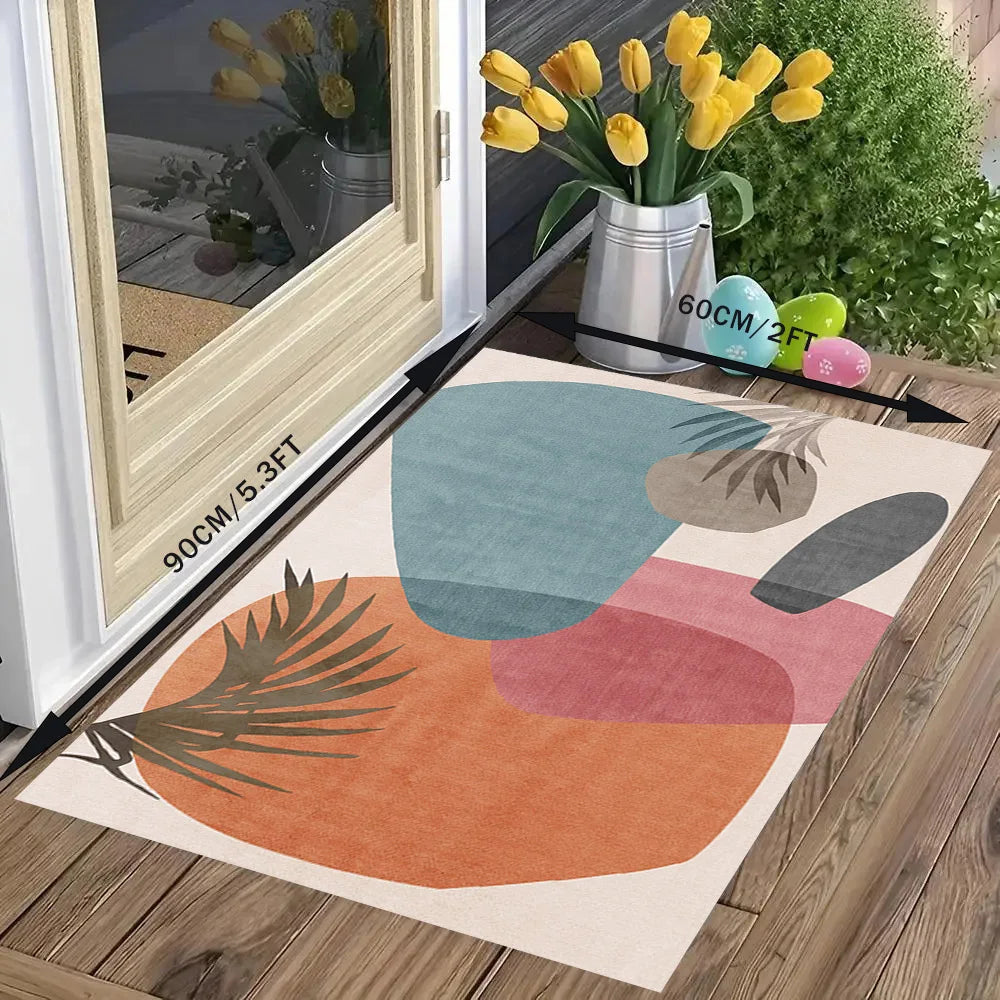 VIKAMA Carpet Living Room Light Luxury Deluxe Cream Wabi-Sabi Home Bedroom Bed Absorbent Dirt Resistant Mat Home Decoration