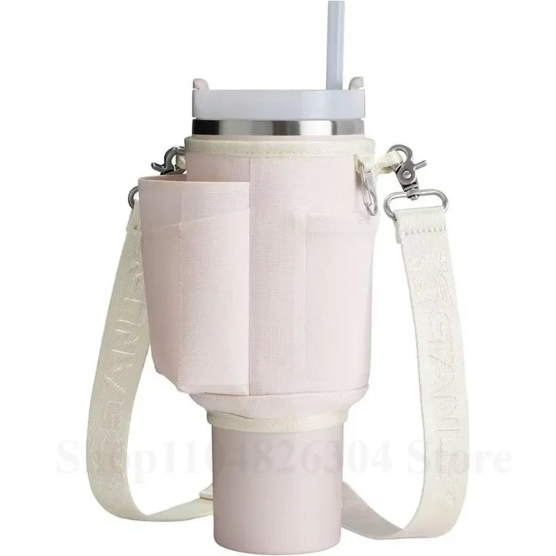 Water Bottle Carrier Water Bottle Holder Travel Essential Water Bottle Bag Carrier Cup Accessory for Stanley  40oz Tumbler