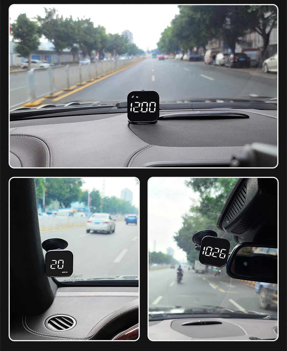 G4S GPS Smart Gauge Head Up Display For HUD Auto Computer Speedometer Display KMH MPH Time Compass Car Electronics For All Car