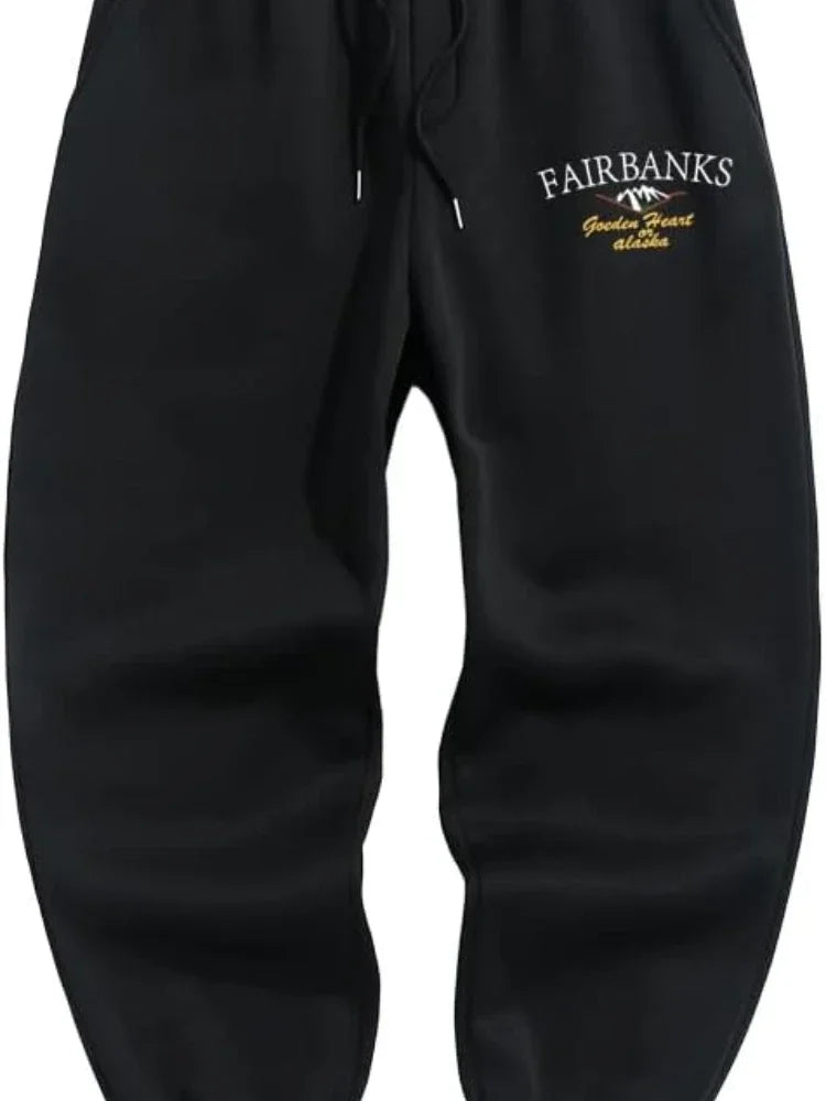 Spring and Summer Daily Commuter Sweatpants Running Sports Pants New Men's Fashionable Dragon Print Loose Trousers S-3XL