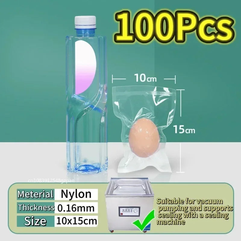 100pcs/lot Vacuum Packaging Bags Empty Food Vacuum Bags BPA-Free Vacuum Sealing Bag Vac
