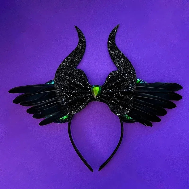 Disney Mickey Mouse Hairbands Frozen Ear Headband for Adults Anna Elsa Snowman Olaf Headwear Women Kids Girls Hair Accessories