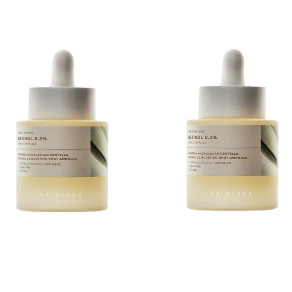Korean Centella Retinol 0.2 Boosting Shot Ampoule,Air-fit Suncream Light,facial Anti-Aging Serum Original Skincare Products Set