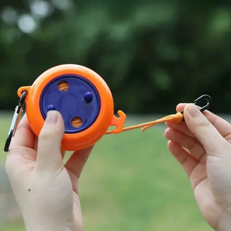 10M Retractable Clothesline Outdoor Travel Portable Clothes Drying Rack Windproof  Washing Line For Camping Home Laundry Hanger