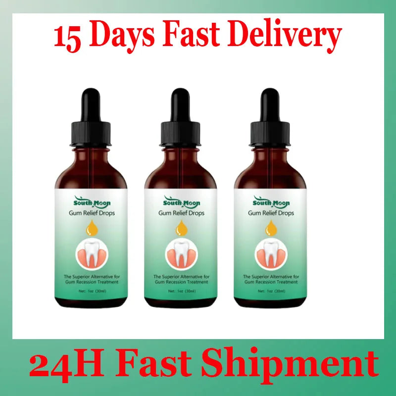 Gum Repair Serum Drops Relieve Receding Gum Periodontal Yellow Treatment Pharyngitis Oral Pain Cleaning Antibacteria Teeth Care
