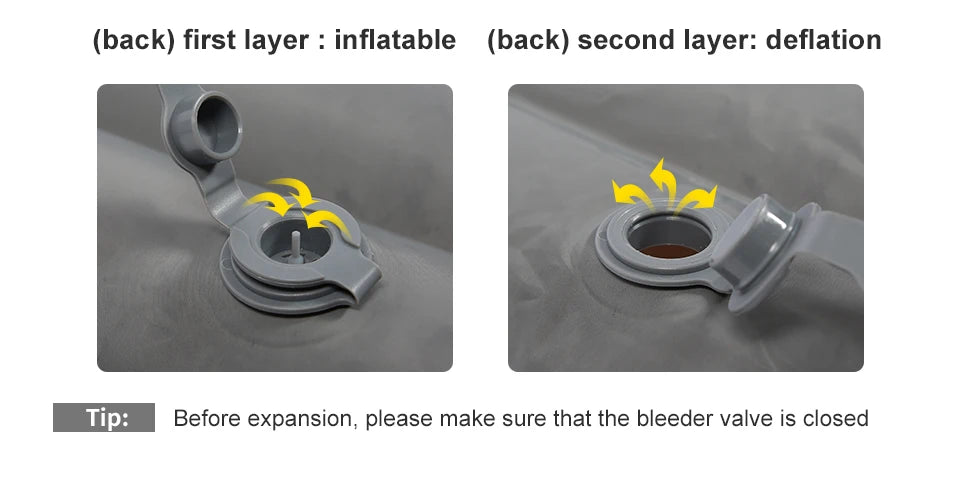 Outdoor Thicken Camping Mattress Ultralight Self-inflating Air Mattress Built-in Inflator Pump For Travel Hiking Fishing