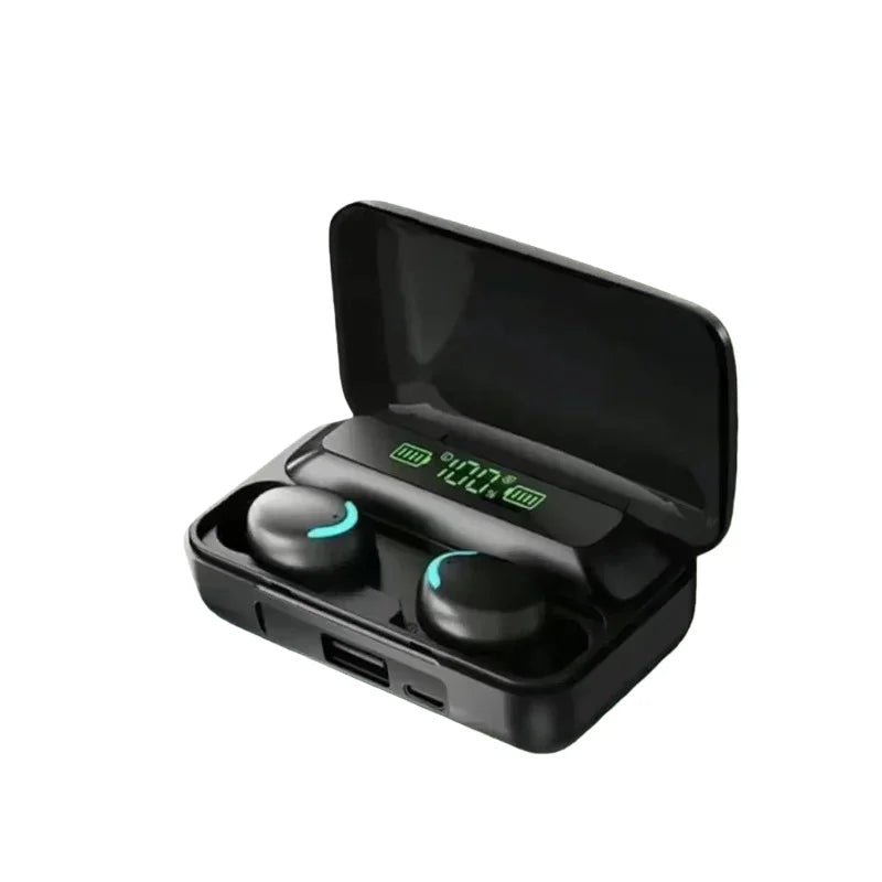 Bluetooth Headphones 9D Stereo High Bass Sport Earphones Handfree Touch Control Tws Wireless Earbuds Waterproof Headset