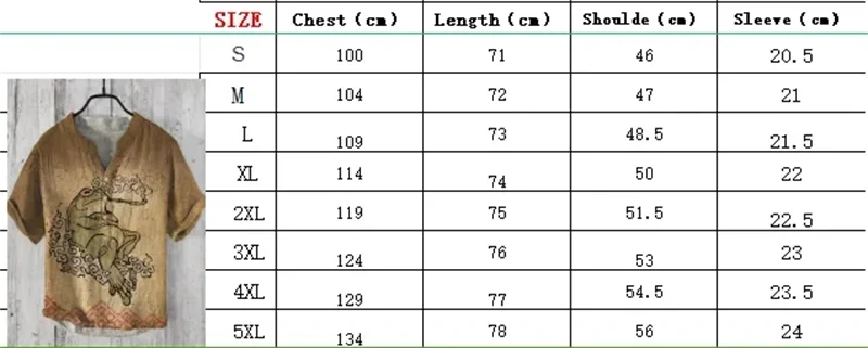 Fashionable men's V-neck shirt with 3D animal print men's short sleeved top, loose and comfortable new style