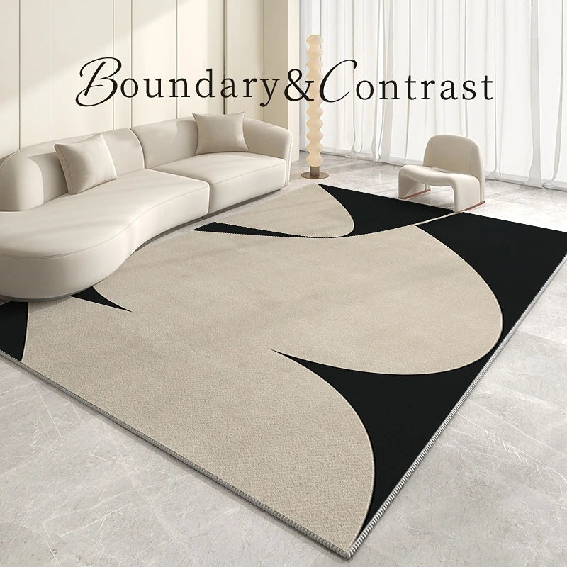 Light Luxury Living Room Decoration Plush Rug Cream Style Rugs for Bedroom Home Fluffy Soft Mat Cloakroom Large Area Carpet
