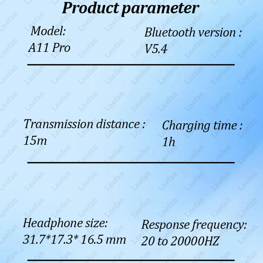 TWS Wireless Earbuds A11 Pro Touch Control LCD Screen Earphone with ENC Noise Cancelling Super Bass Premium Sound Long Battery