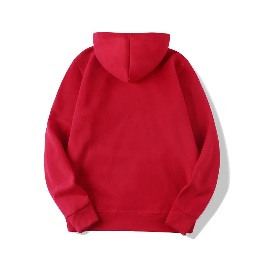 2024Fashion brand Men's Hoodie Casual Hoodie Sweatshirt Men's/Women's top Solid color printed spider hoodie sweatshirt