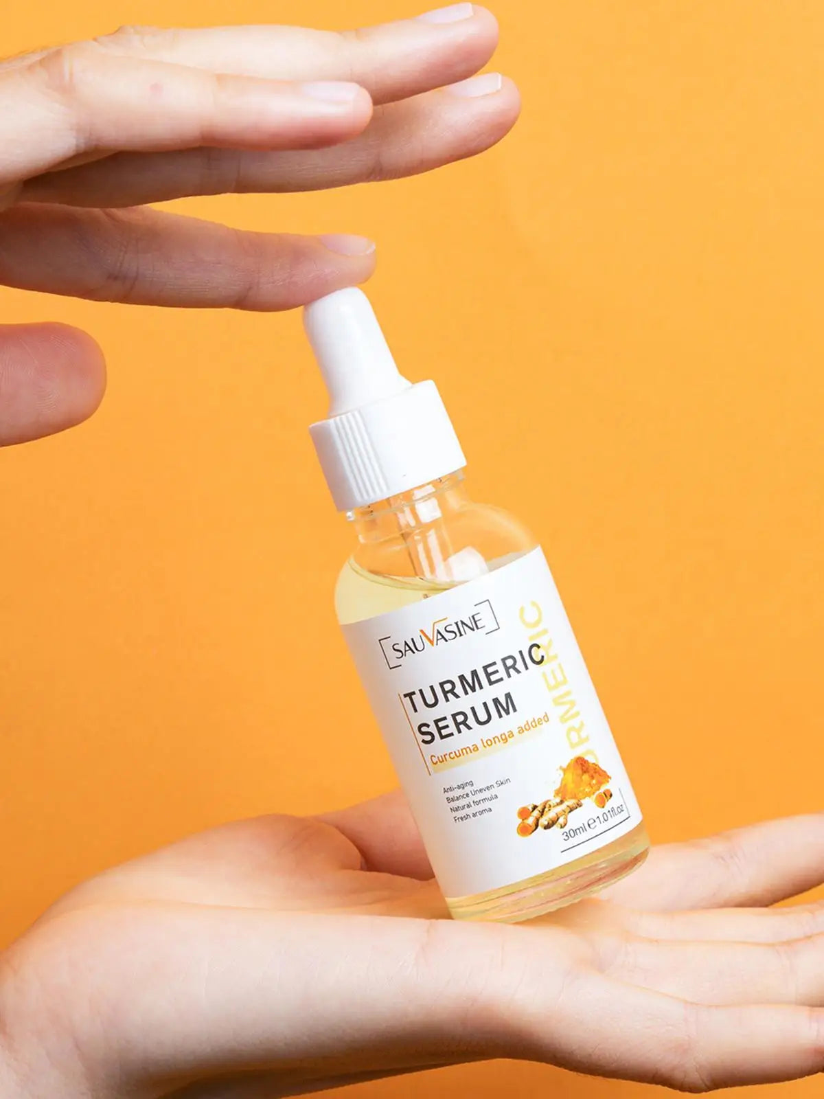 5 Piece Set Turmeric Facial Care Acne Cleansing Cream,Anti-Aging Serum,Dark Spot Moisturizer Fade Spots for Radiant Skin Care