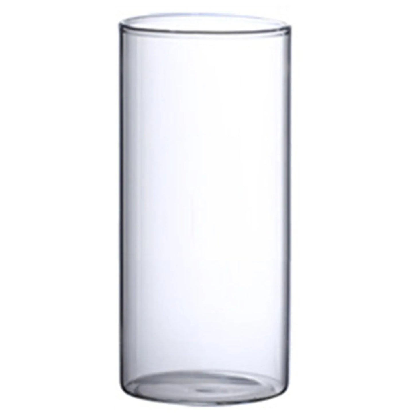 Transparent Glass Hydroponic Vase Minimalist Glass Vase Cylinder Flower Vase for Wedding Living Room Decorative Gift