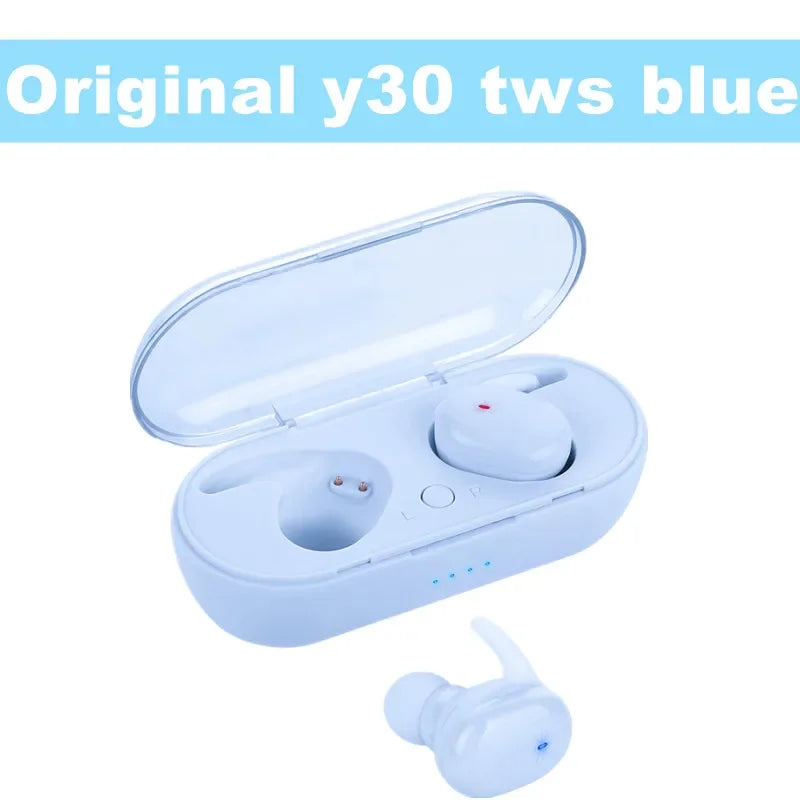 Y30 TWS Bluetooth 5.0 Wireless Stereo Earphones Earbuds In-ear Noise Reduction Waterproof Headphone For Smart Phone Android IOS