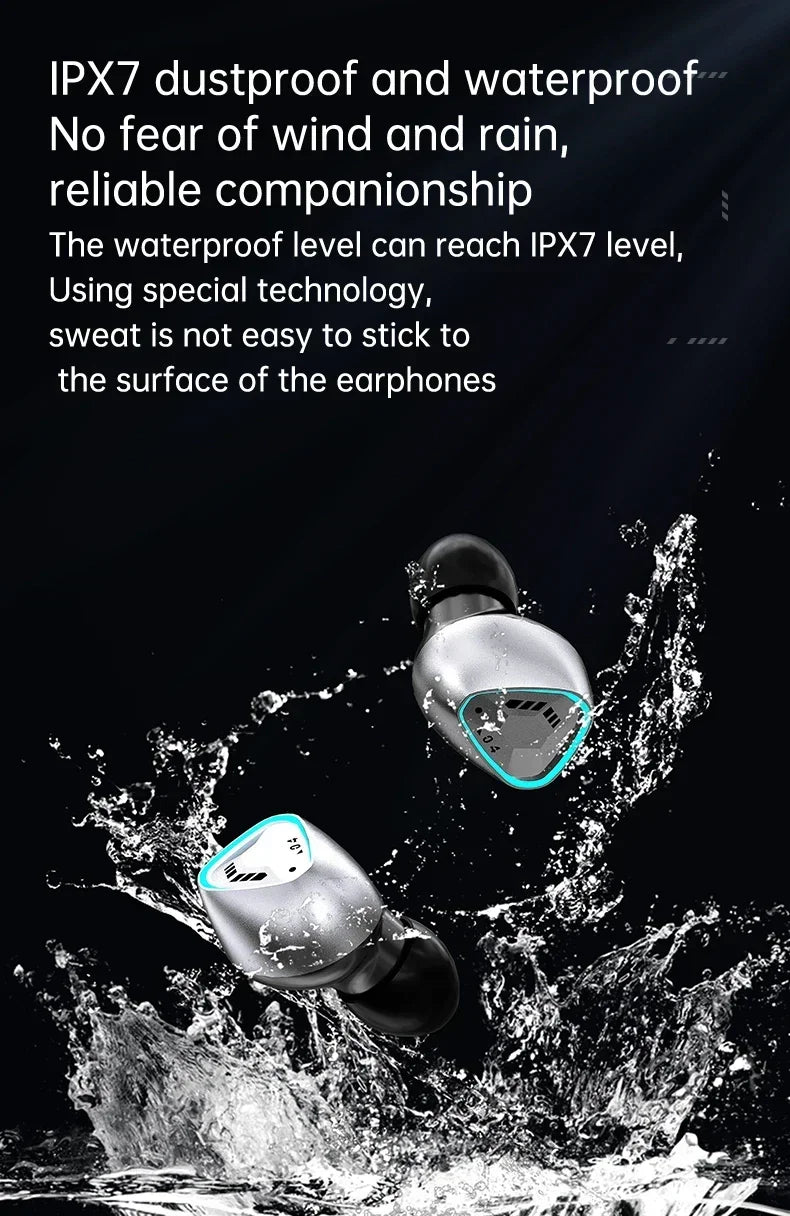 New Bluetooth Earphones 5.3 Wireless bluetooth headset Noise Cancelling Headsets With Microphone Headphones For smartphones