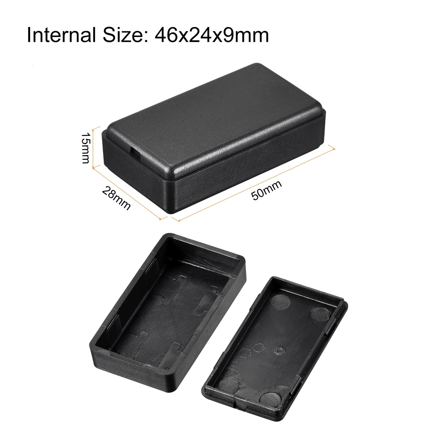 1-10Pcs Electronic Junction Box Dustproof ABS Plastic Project Box Storage Shell Housing Instrument Case Enclosure Control Boxes