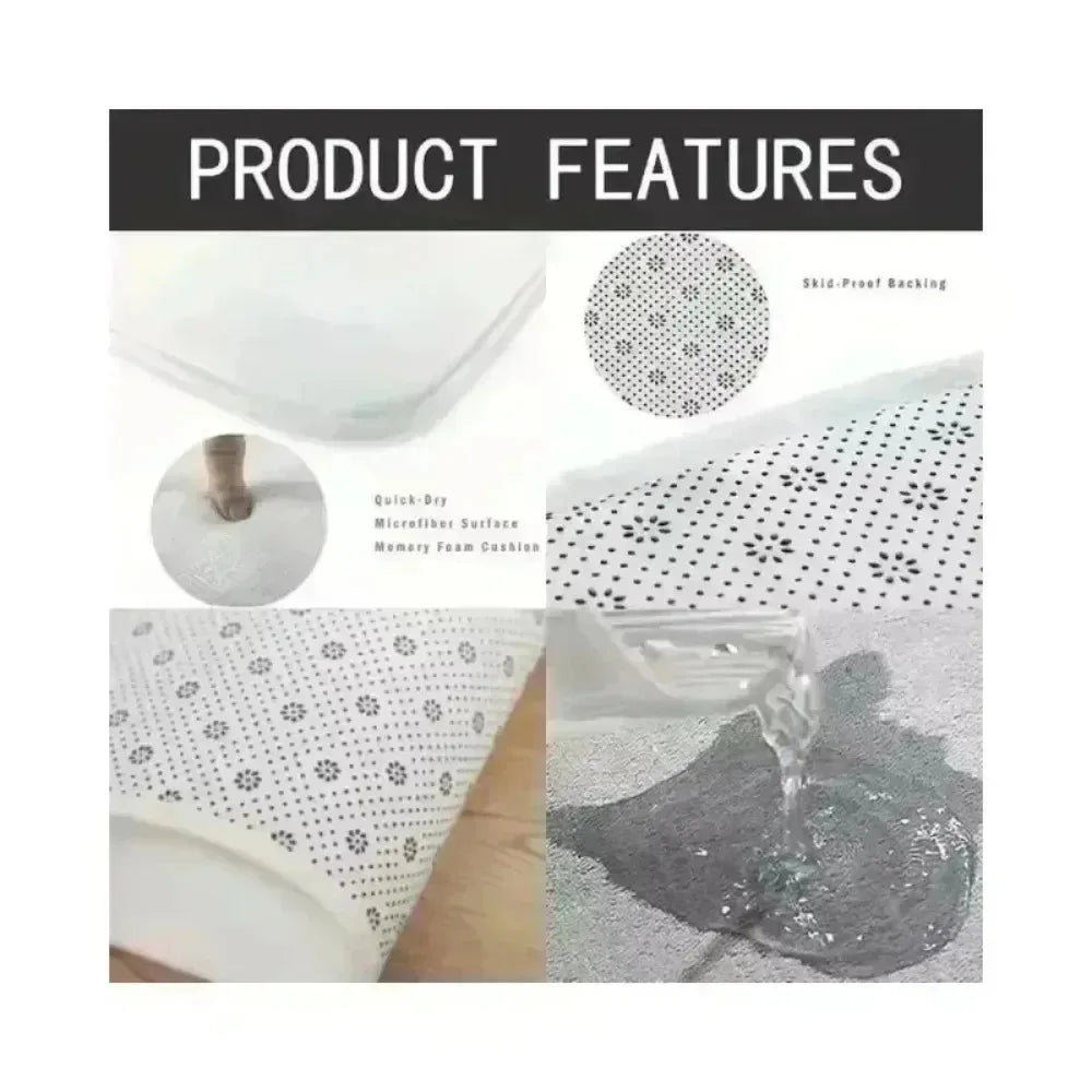 Cartoon Dog Kitchen Carpet Mat Non-slip Rug Home Decoration Striped Pattern Welcome Home Funny Floor Mat for Kitchen Decor