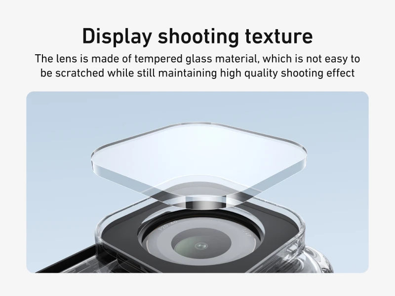 TELESIN Waterproof Case For DJI OSMO Action 6 Underwater 60M Diving Housing Cover With Dive Filter For DJI Action 6