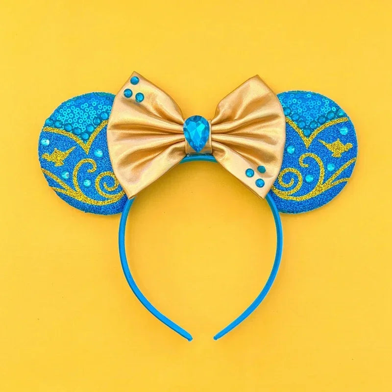 Disney Mickey Mouse Hairbands Frozen Ear Headband for Adults Anna Elsa Snowman Olaf Headwear Women Kids Girls Hair Accessories