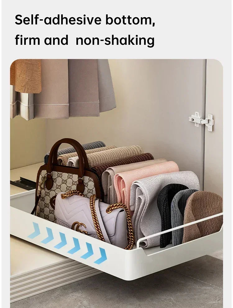 ZEXEF Kitchen Storage Box with Sliding Rail Pull-out Cabinet Storage Rack Spice Pantry Shelves Drawer Kitchen Organizer Basket