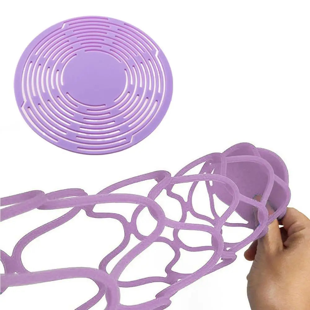 2026 New Versatile Silicone Storage Bags Breathable Mesh Bags Washable Portable Wine Tote Bags Reusable For Daily Picnic Hiking