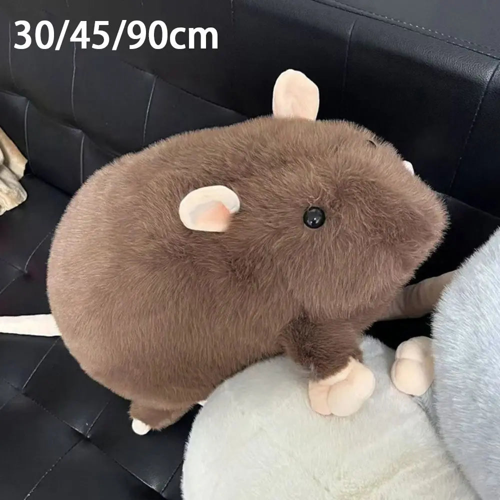 Creative 30/45/90cm Mouse Oversized Flower Branch Rat Cartoon Soft Animal Figure Gift Birthday Stuffed & Plush Animals
