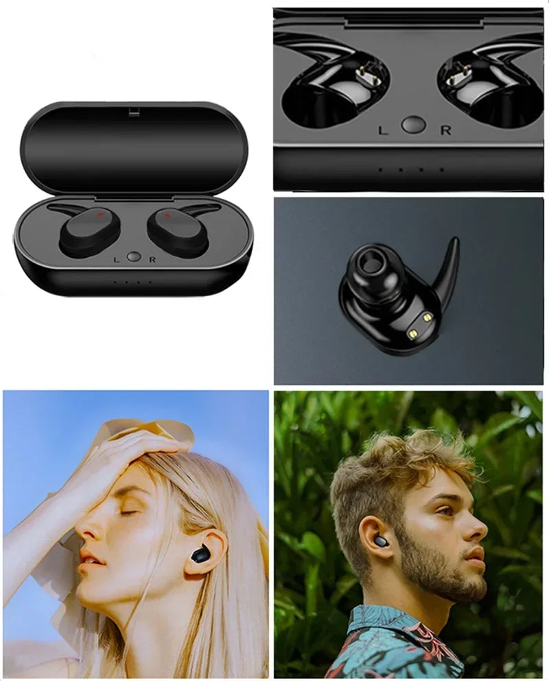 Y30 TWS Bluetooth 5.0 Wireless Stereo Earphones Earbuds In-ear Noise Reduction Waterproof Headphone For Smart Phone Android IOS
