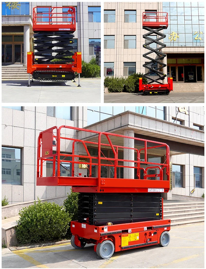 4m 6m 8m 15m Working Height Scissor Lift Plataforma Elevadora Light Weight Aerial Work Platform Scaffolding Manufacturer