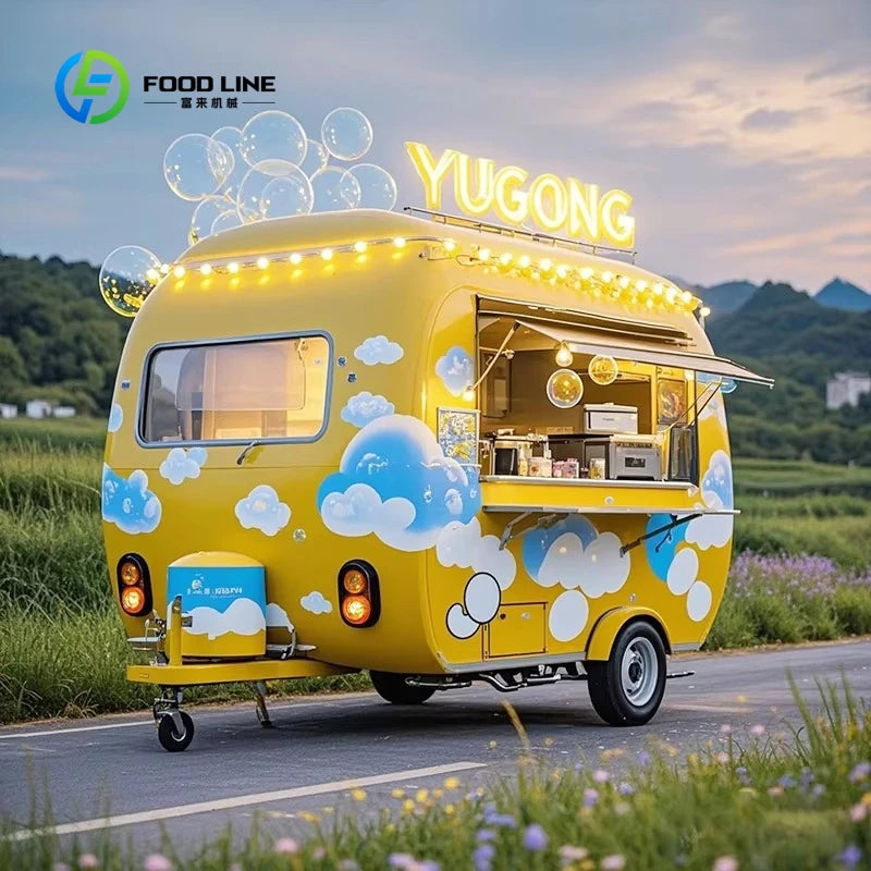 Factory Price Fully Equipped Exporter Mobile Fast Food Truck Trailer
