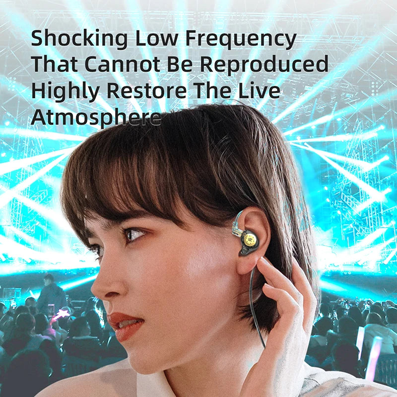 KZ EDX PRO Earphone 10mm Dual Magnetic Circuit Dynamic Drive HIFI Bass Earbud Sport Noise Cancelling Headset ZSN PRO ZSTX ZEX PR