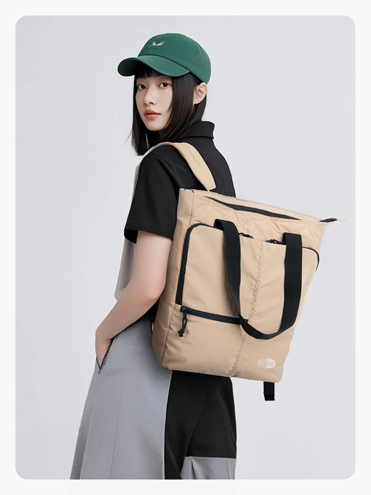 BAGSMART Large Capacity College Tote Bag Commuting Women's Handbag 15.6 inch Laptop Bag for Business Travel Commuting