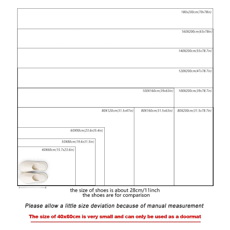 VIKAMA Modern Coral Velvet Carpet Soft Non-Slip Living Room Bedroom Carpet Large Area Children's Play Floor Mat For Home Decor