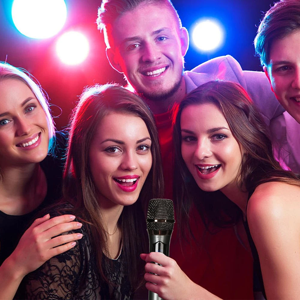 Handheld Microphone 2.4G Wireless Microphone Rechargeable Microphone Multi-Microphone Kits For Karaoke Live Party Show Meeting