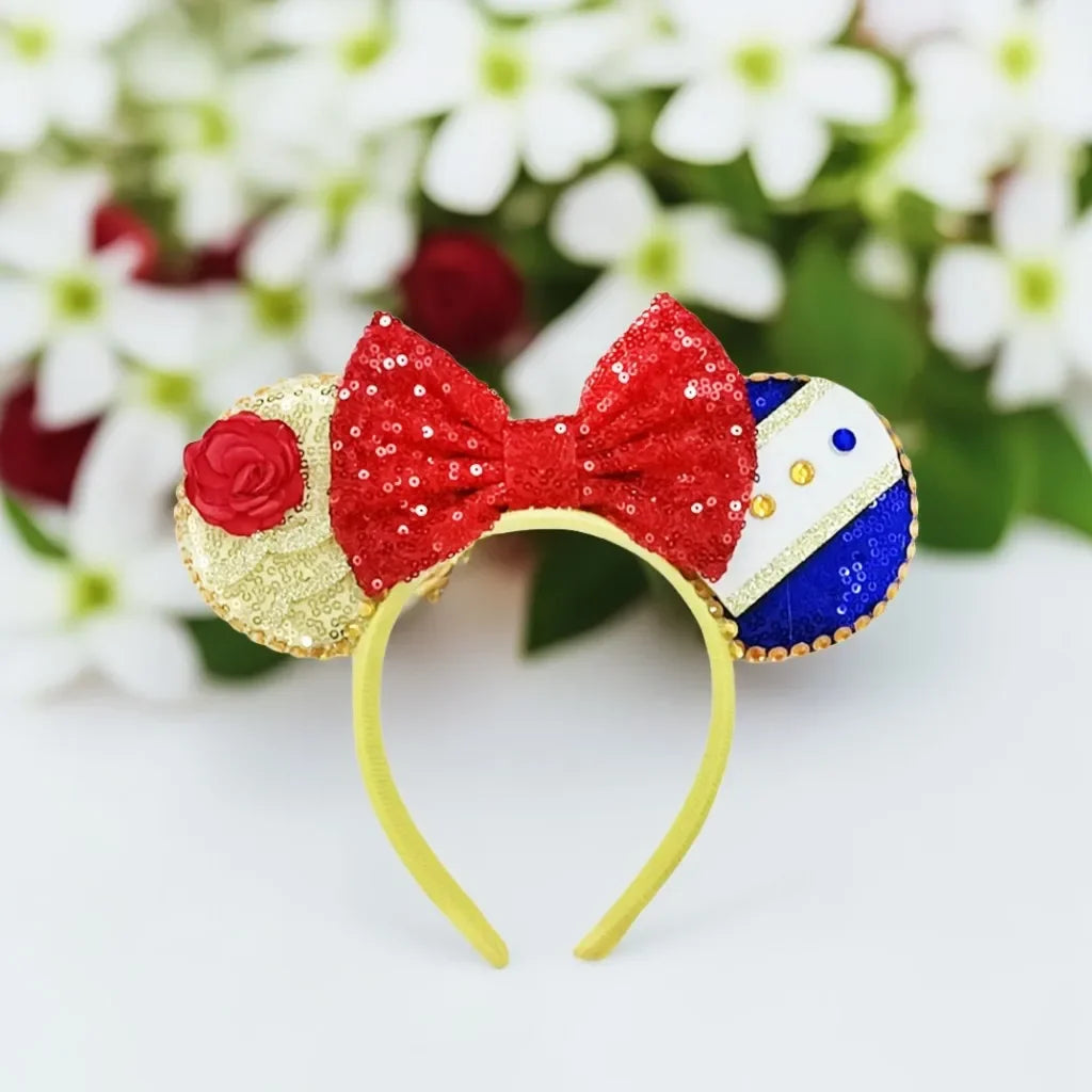 Disney Mickey Mouse Hairbands Frozen Ear Headband for Adults Anna Elsa Snowman Olaf Headwear Women Kids Girls Hair Accessories