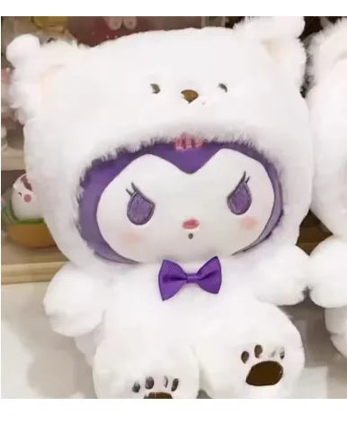 !! HOT Sanrio 25Cm Anime Kuromid Toys Kawaii Mymelody Cinnamorol Plush Soft Stuffed Animals Doll Plushie Pillow Xmas Gift Decor