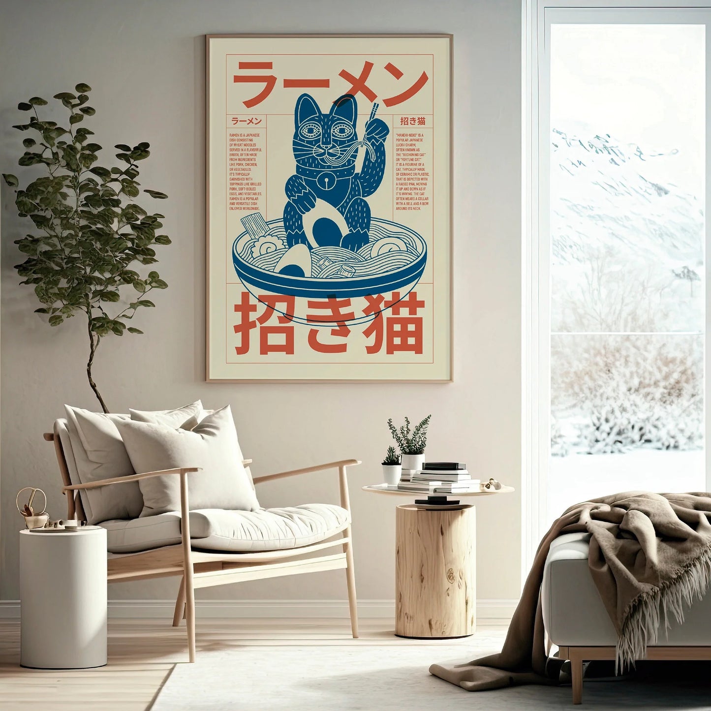 Japanese Contemporary Tokyo Artworks Poster Big Sunrise Waves Mount Fuji Monster Canvas Painting Wall Art Living Room Home Decor