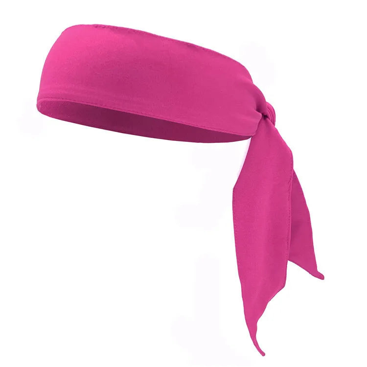 Elastic Sports Ribbon Pirate Sweatband for Tennis Unisex Men Women Teens Headband Gym Fitness Yoga Hair Bands Athletic Headwear