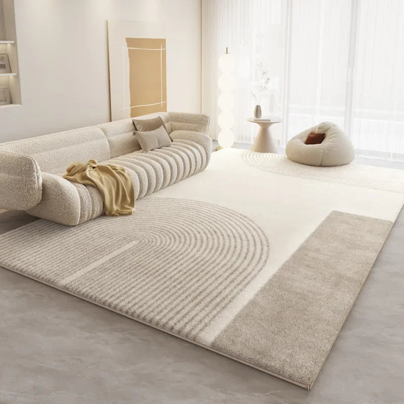 VIKAMA Upgrade Material Living Room Carpet Simple Thick Family Bedroom Minimalist Bed Rug Sofa Coffee Table Carpet Home Decor