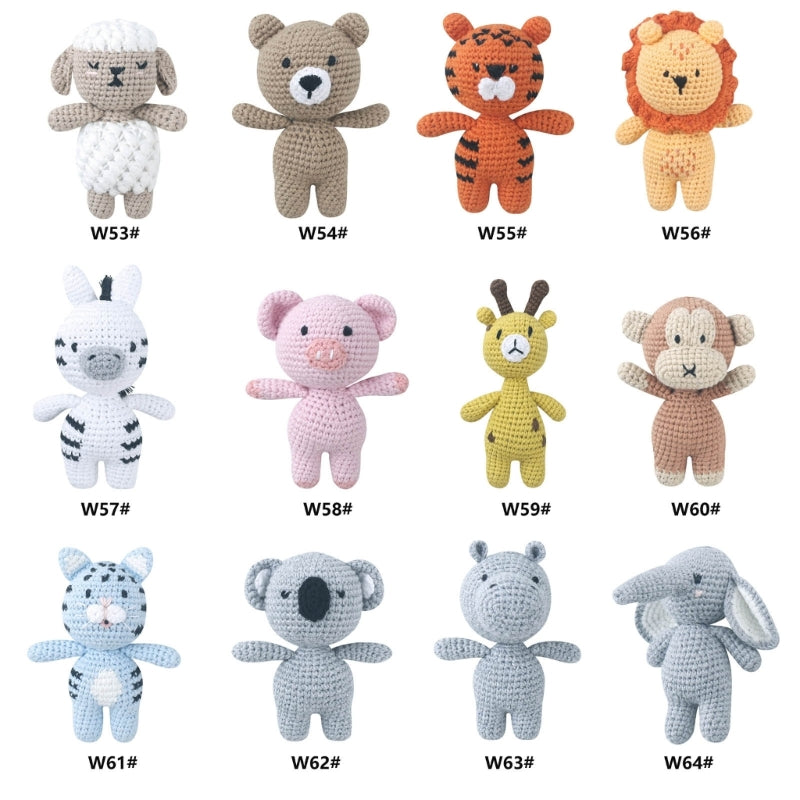Sweet Style Plush Cartoon Animal Shape   Appease Toy Infant Comfort
