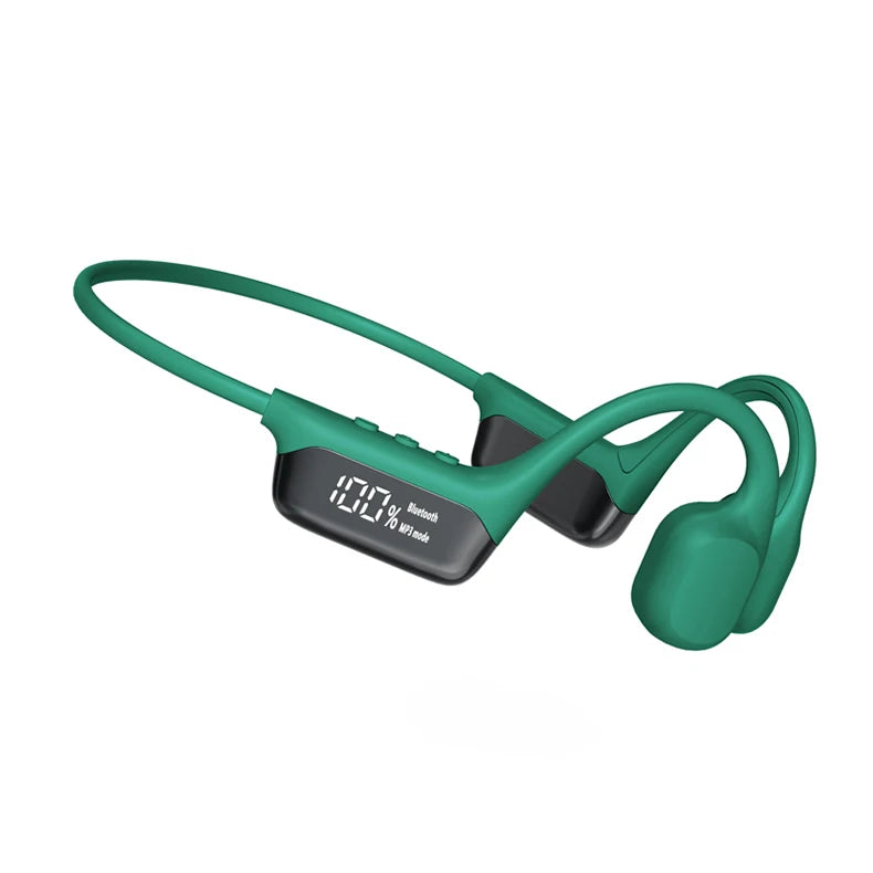 IPX8 Waterproof Swimming Bone Conduction headphone Bluetooth 5.4 Bass Wireless headset MP3 (32G) Player Cycling Fitness Earphone