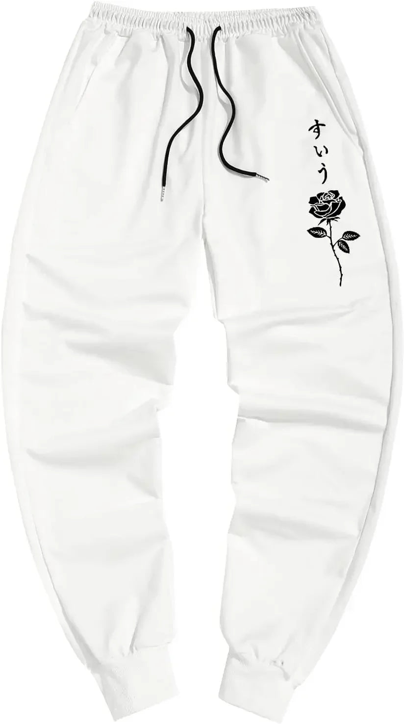 Spring and Summer Daily Commuter Sweatpants Running Sports Pants New Men's Fashionable Dragon Print Loose Trousers S-3XL
