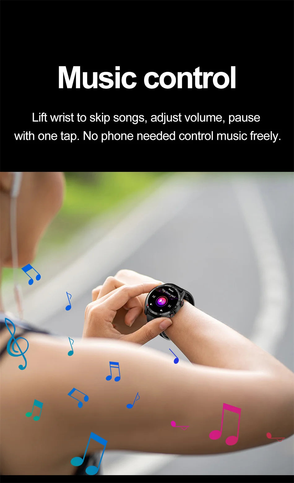 ChiBear New 1.53inch Bluetooth Call Smart Watch Men Multi-Sport Mode Heart Rate Health Monitoring Waterproof Business Smartwatch