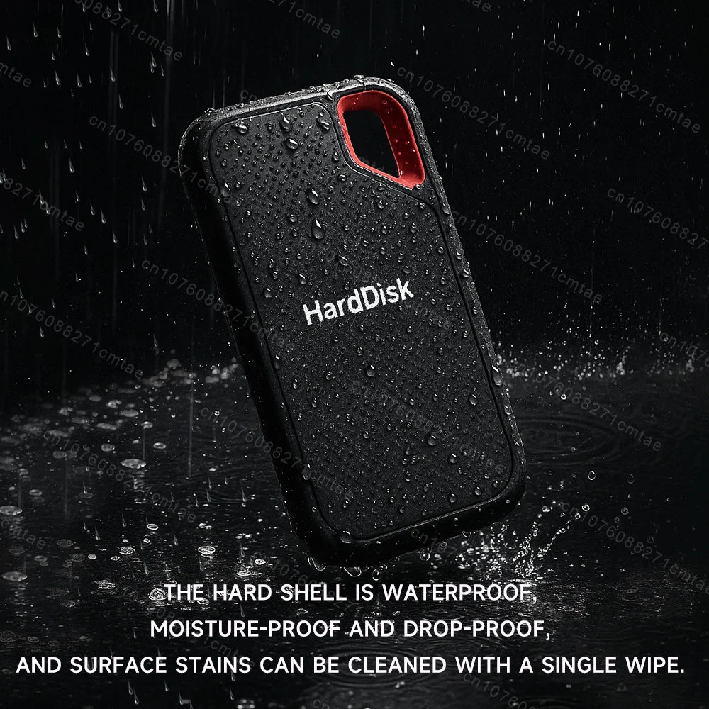 Genuine High-speed 1TB/2TB Portable SSD 4TB External Hard Drive 256TB USB3.2 Type-C Solid-state Drive for Laptop/MAC/PC