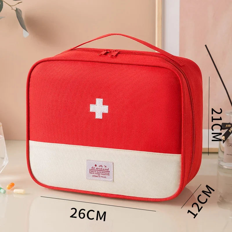 Portable Storage Bag First Aid Emergency Medicine Bag Outdoor Pill Survival Organizer Emergency Kits Package Travel Accessories