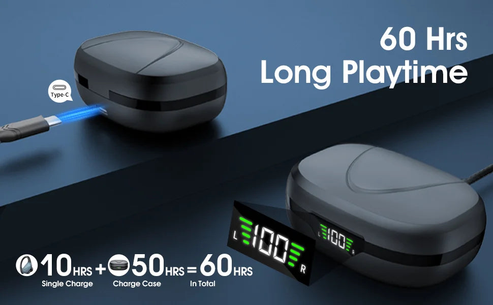 BX17 Bluetooth Earphones Tws Ear Hook Bluetooth 5.3 Running Sports Stereo Buttons Control With Microphone Wireless Headphones