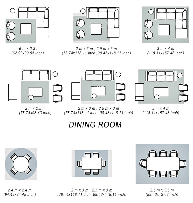 VIKAMA Modern Coral Velvet Carpet Soft Non-Slip Living Room Bedroom Carpet Large Area Children's Play Floor Mat For Home Decor